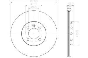Tarcze Hamulcowe Mintex 535615301