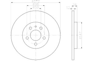 Tarcze Hamulcowe Mintex 4246p4 E169153 9464222687