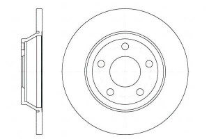 Tarcze Hamulcowe 2szt 280x13 P 5-otw Audi A4 1.6 1