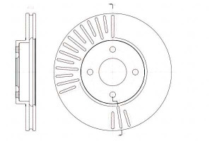 Tarcze Hamulcowe 2szt 260x22 V 5-otw Nissan Note R