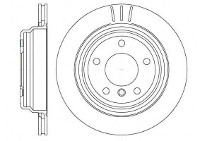 Tarcze Hamulcowe 2szt 298x20 V 5-otw Bmw 5 (e39) 9