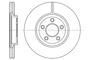 Tarcze Hamulcowe 2szt 280x23 V 5-otw Chrysler Pt C