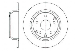 Tarcze Hamulcowe 2szt 282x9 P 5-otw Honda Accord R
