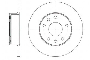 Tarcze Hamulcowe 2szt 262x14 P 5-otw Landrover.fre