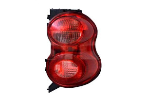 Lampa (kolor Szkła Czerwony) Smart Fortwo 451 Coup