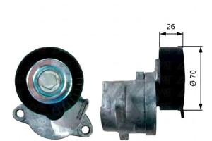 Napinacz Paska Wielorowkowego Chevrolet Malibu Ope