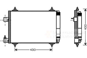 Skraplacz Klimatyzacji Citroen C5 Ii C5 Iii C6 Peu