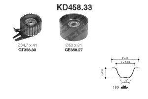 Zestaw Paska Rozrządu Alfa Romeo 145 146 147 156 F