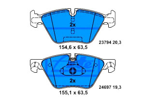 Klocki Hamulcowe Bmw Przód F10 F11 520-535 10- Ate
