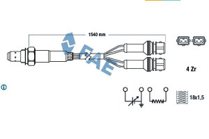 Sonda Lambda Citroen Ax C15 Jumper Xantia Xm Zx Fi