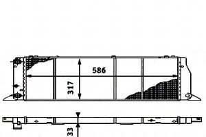 Chłodnica Vw A80 1,6-2,0 78-98 -ac Behr Hella