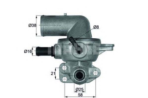 Termostat Chrysler 88c Voyager Iv 2,5crd Behr