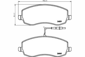 Klocki Hamulcowe Citroen Przód C8 807 06- 2,2hdi T