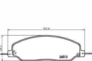 Klocki Hamulcowe Ford Przód Mustang 04- Textar