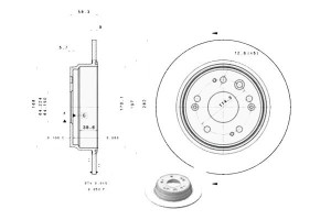 Tarcze Hamulcowe 2szt. L/p Brembo