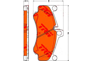 Klocki Hamulcowe Porsche Przód 911 06-12 Trw