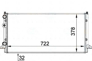 Chłodnica Silnika Behr Hella 3a0121253ab 041930n K