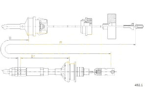 Linka Sprzęgła Fiat Scudo 96-06 1.6-1.9d Cofle