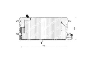 Skraplacz Klimatyzacji Vw Passat 88-96 1,6-2,9 Del
