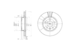 Tarcze Hamulcowe 2szt Ford Galaxy Seat Alhambra Vw