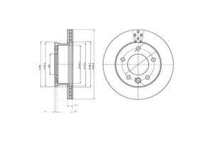 Tarcze Hamulcowe 2szt Mercedes Sprinter 2-t (901 9