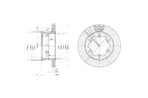 Tarcze Hamulcowe 2szt Mercedes Sprinter 2-t (901 9