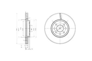 Tarcze Hamulcowe 2szt Opel Astra G Astra G Classic