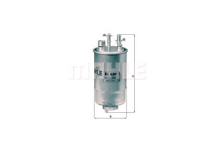 Filtr Paliwa Mahle 93189375 813058 13235540 Fp5864