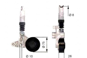 Napinacz Paska Wielorowkowego Audi A4 A6 A6 Allroa