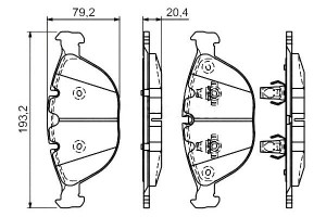 Klocki Hamulcowe Bmw X5 (e53) 4.4/4.6/4.8 10.01-10