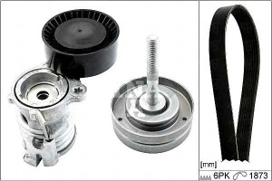 Zestaw Paska Wielorowk. Vw 1,2 Skoda Seat Ina