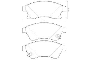 Klocki Hamulcowe Ceramiczne Chevrolet Aveo Cruze O