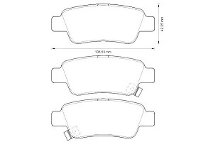 Klocki Hamulcowe Ceramiczne Honda Cr-v Iii Cr-v Iv