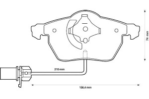 Klocki Hamulcowe Ceramiczne Audi A4 A6 Skoda Super