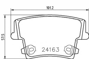 Klocki Hamulcowe Chrysler Tył 300c Textar