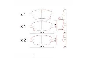 Klocki Hamulcowe Toyota Auris 07- Zimmermann