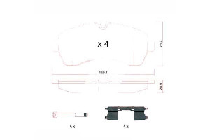 Klocki Hamulcowe Mercedes Sprinter 5-t 06- Zimmerm