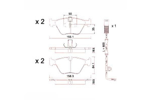 Klocki Hamulcowe Bmw 5 E39 96-03 Zimmermann