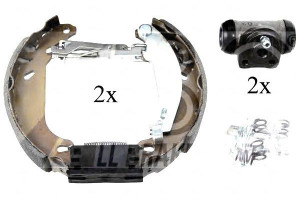 Komplet Szczęk Z Cylinderkami Peugeot 206 A.b.s.