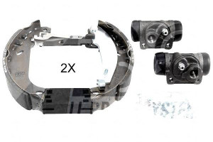 Komplet Szczęk Z Cylinderkami Citroen Peugeo A.b.s
