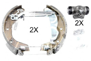 Komplet Szczęk Z Cylinderkami Opel Corsa C A.b.s.