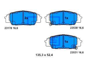 Klocki Hamulcowe Acura Rsx Honda Civic Vii Civic V