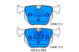 Klocki Hamulcowe Bmw Tył 3 5 7 X3 X5 Z4 2,0-5,4 94