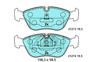 Klocki Hamulcowe Ceramiczne Volvo 850 C70 I S70 V7