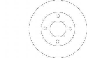 Tarcze Hamulcowe 2szt Nissan Almera 00-06 A.b.s.