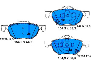 Klocki Hamulcowe Honda Przód Accord 03- Ate