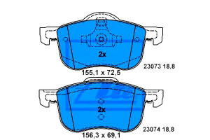 Klocki Hamulcowe Volvo Przód S60 S80 V70 Xc70 2,0-