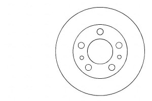 Tarcze Hamulcowe 2szt Volvo 240-260 74-93 A.b.s.