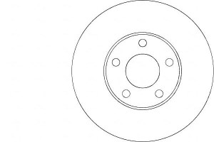 Tarcze Hamulcowe 2szt Vw Passat 96-98 A.b.s.