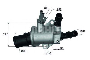 Termostat Opel 88c 1,9cdti Behr